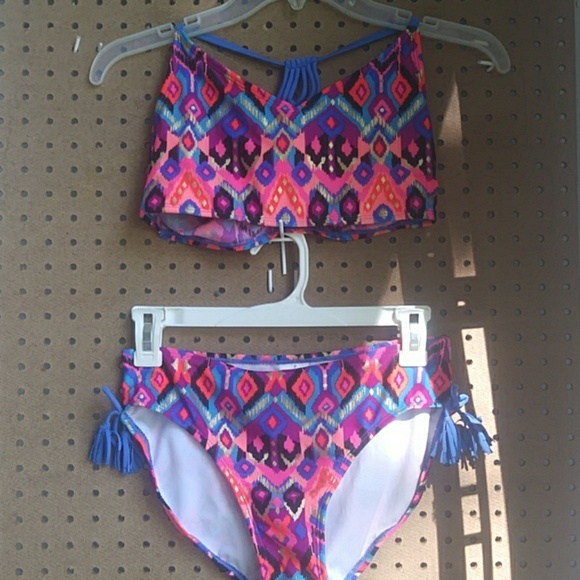 art class Other - Girls IKAT print two-piece swim suit